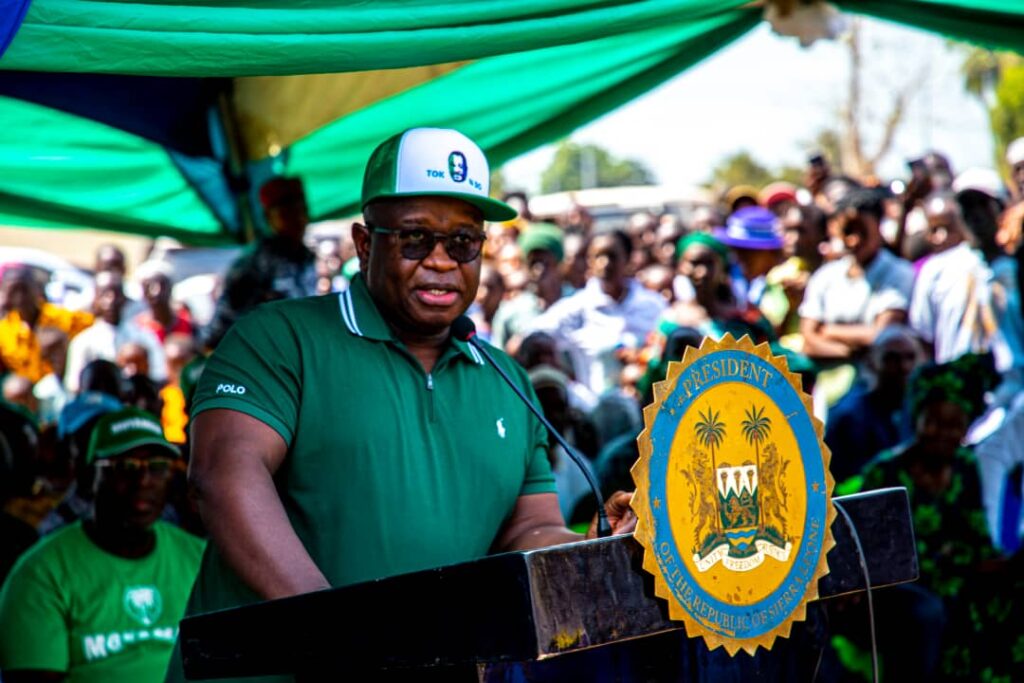 President Bio, Moyamba District
